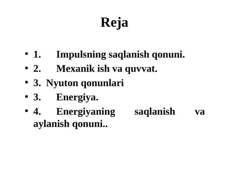 Inersialsanoq sistemalari - Nyuton qonunlari 2