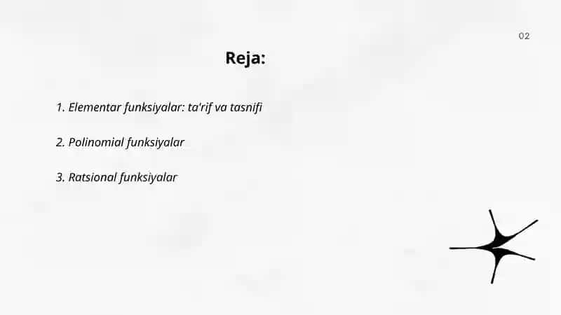 Elementar funksiyalar 2
