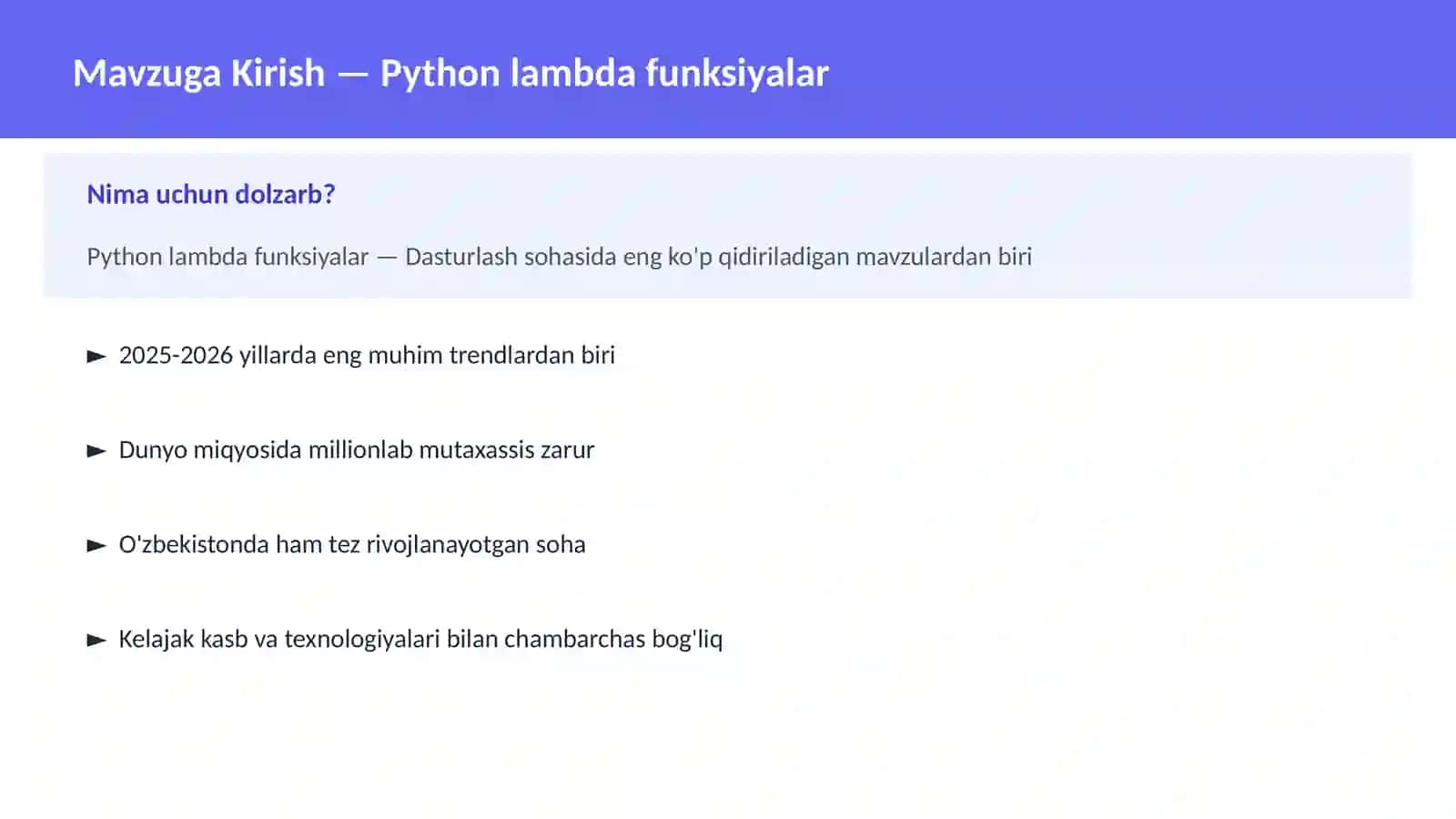 Python lambda funksiyalar 2