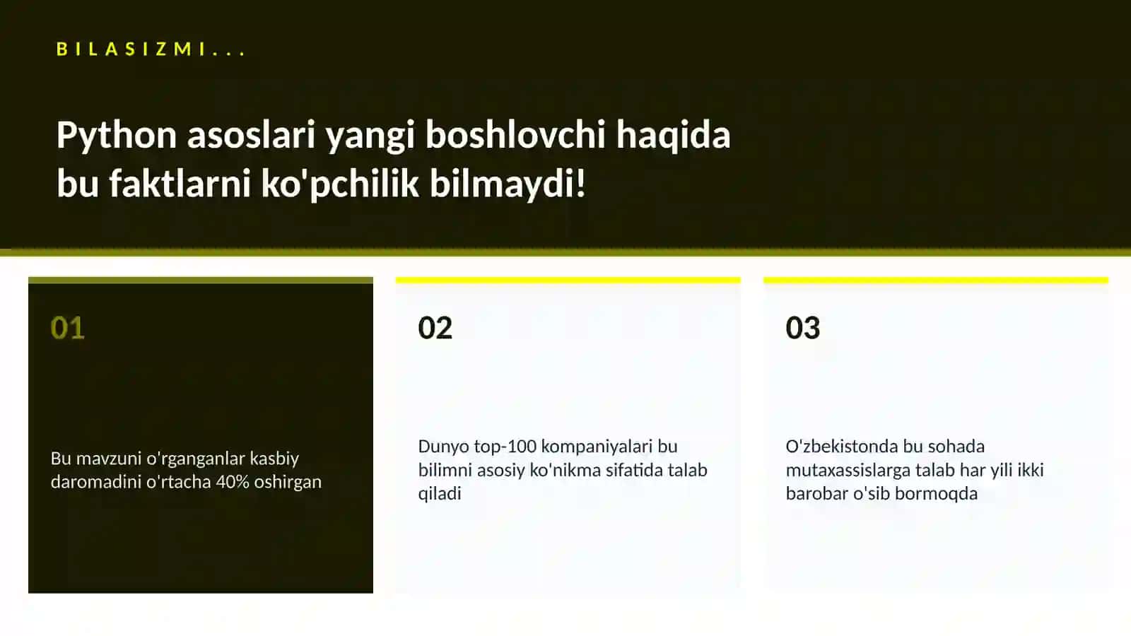 Python asoslari yangi boshlovchi 2