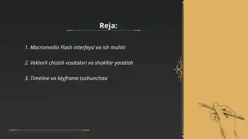 Macromedia Flash dasturida animatsiyalar yaratish 2