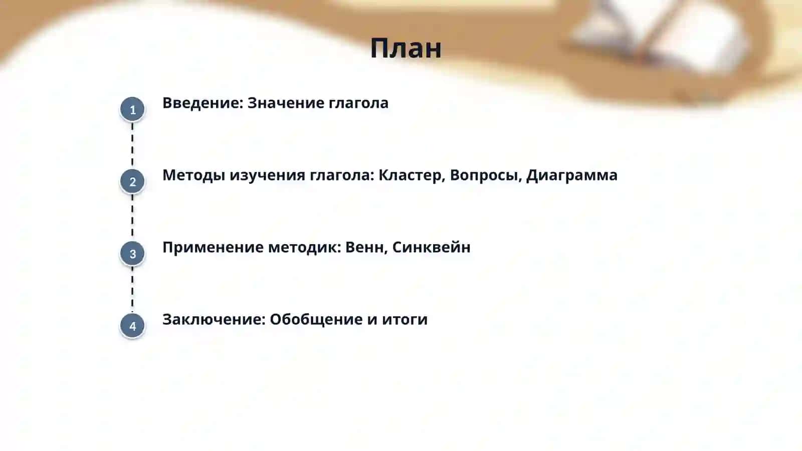 Объяснение тему "глагола" 2