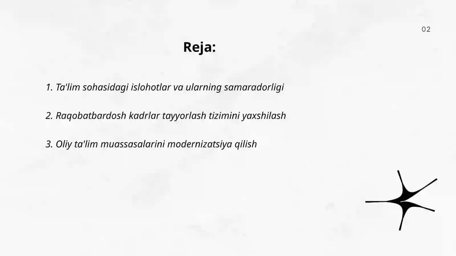 Oʻzbekistonda mustaqillik davrida taʼlim tizimini takomillashtirish chora-tadbirlari 2