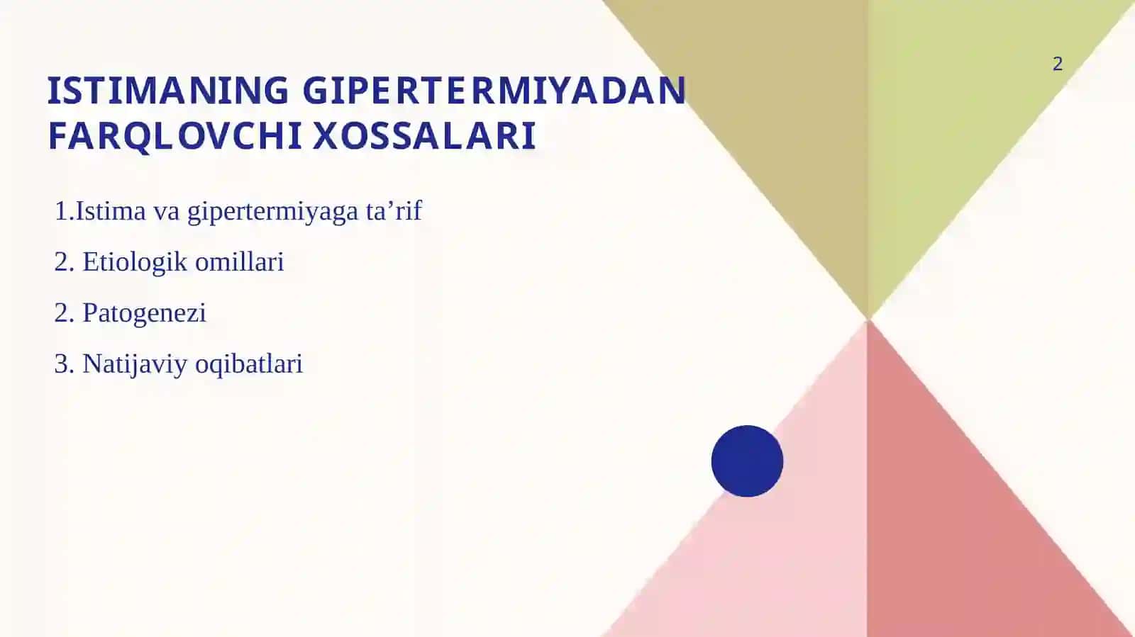 Istima (Istimav gipertermiya) 2
