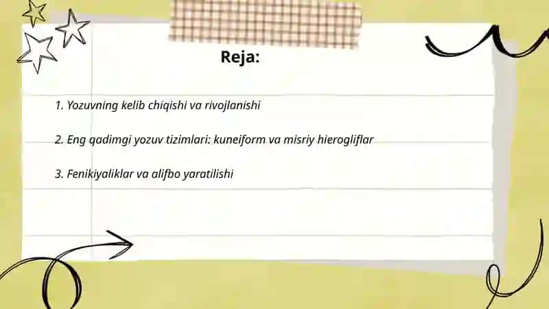 Yozuv va uning tarixi 2