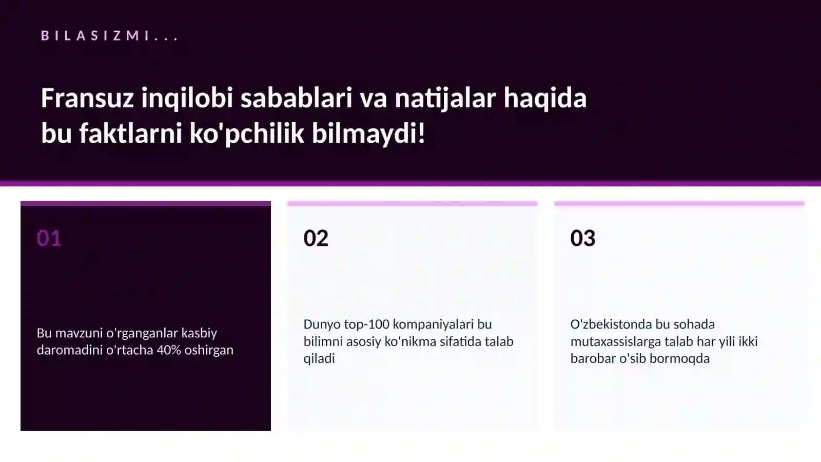 Fransuz inqilobi sabablari va natijalar 2