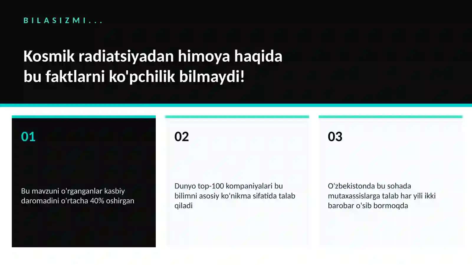 Kosmik radiatsiyadan himoya 2