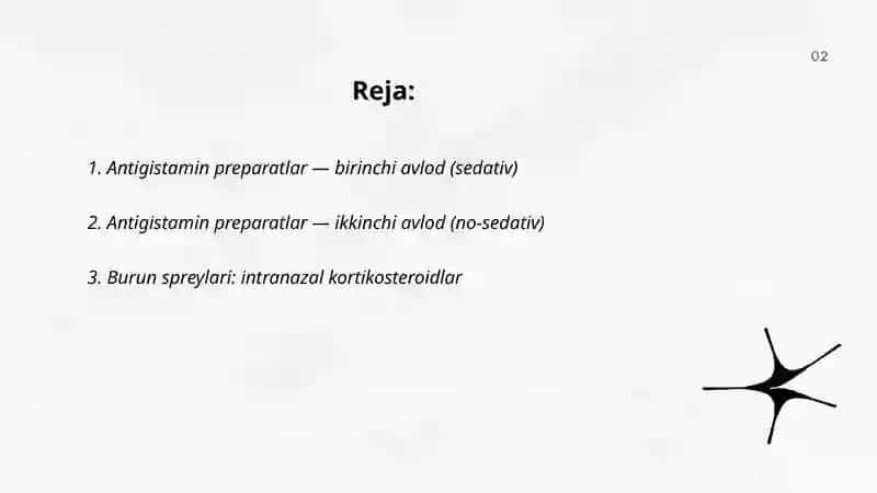 Antigistamin preparatlar 2