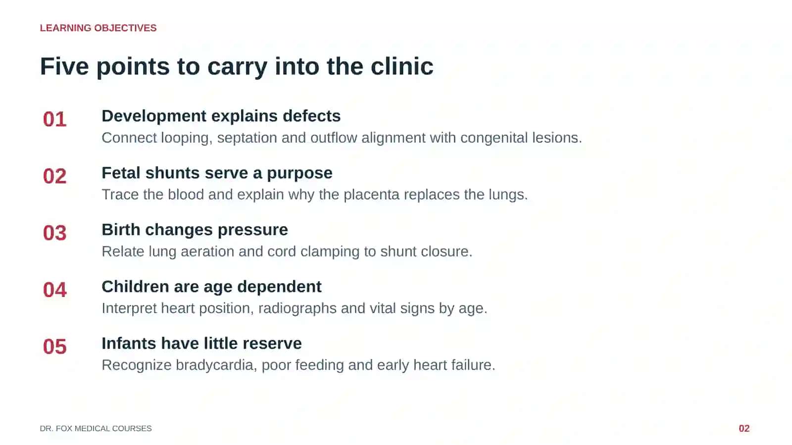 DR. FOX MEDICAL COURSES 2