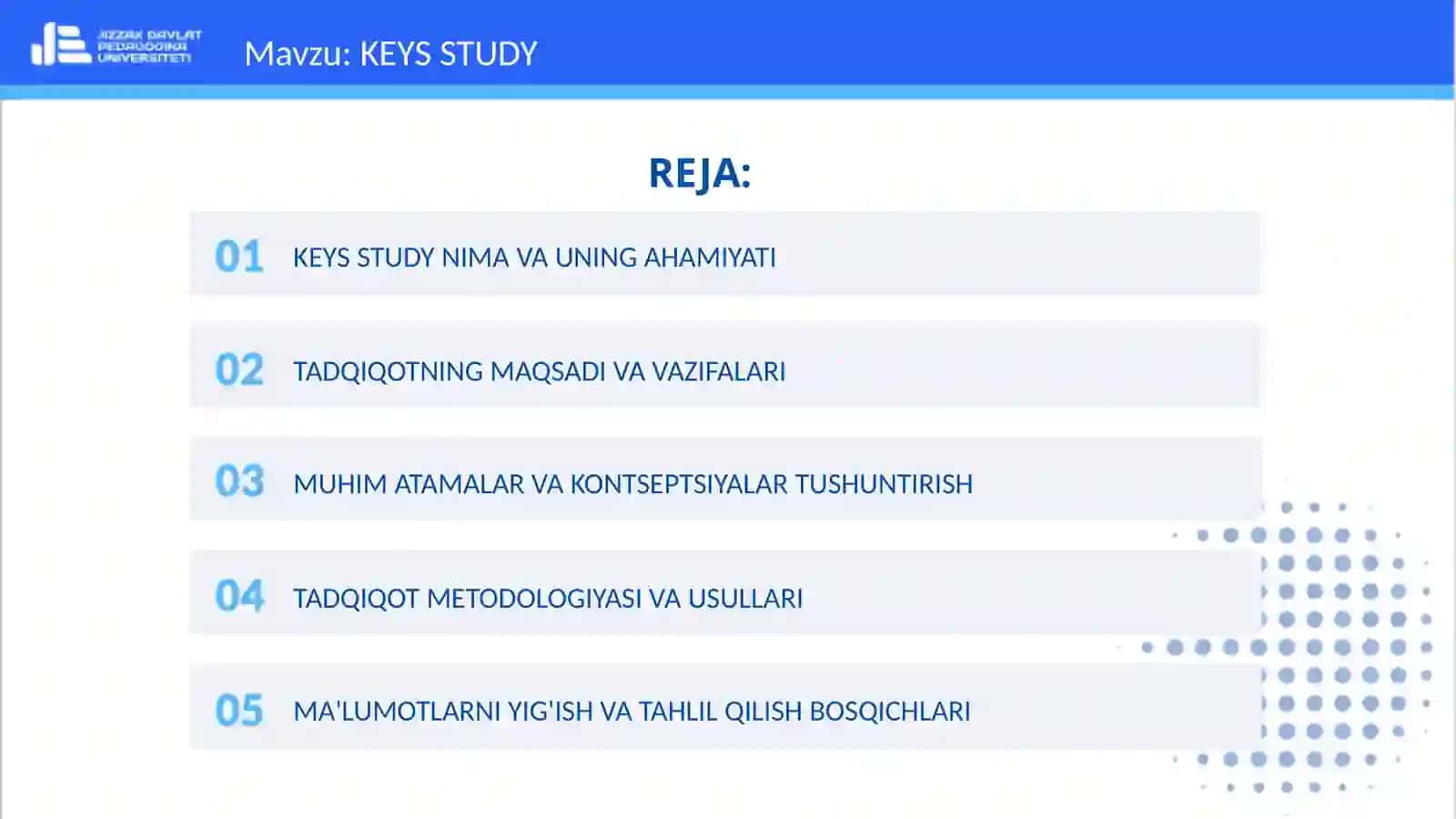 KEYS STUDY 2