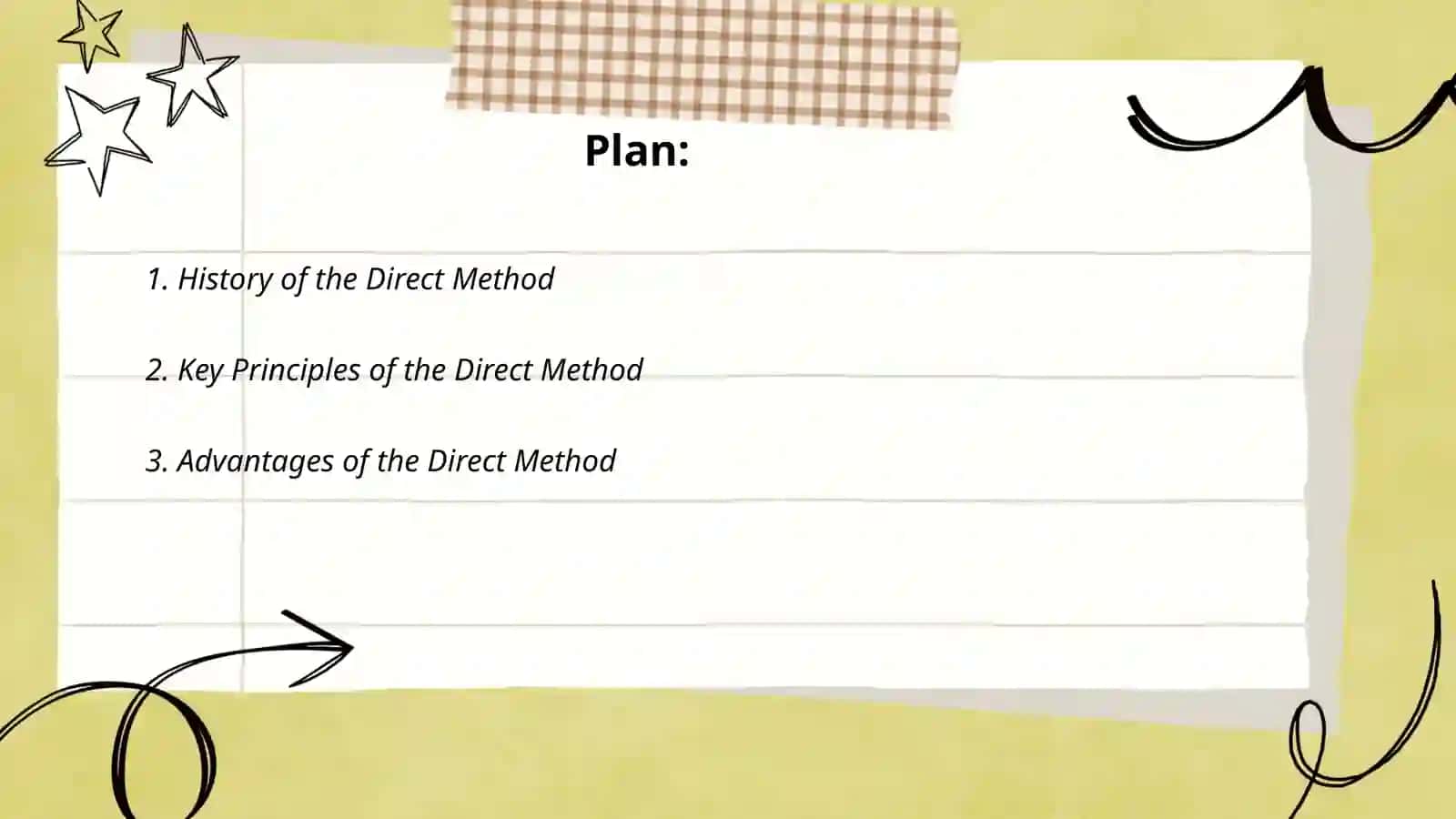 The direct method 2