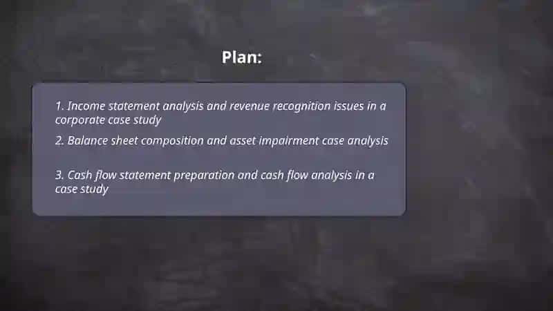 Case study: Corporate Financial Statements 2