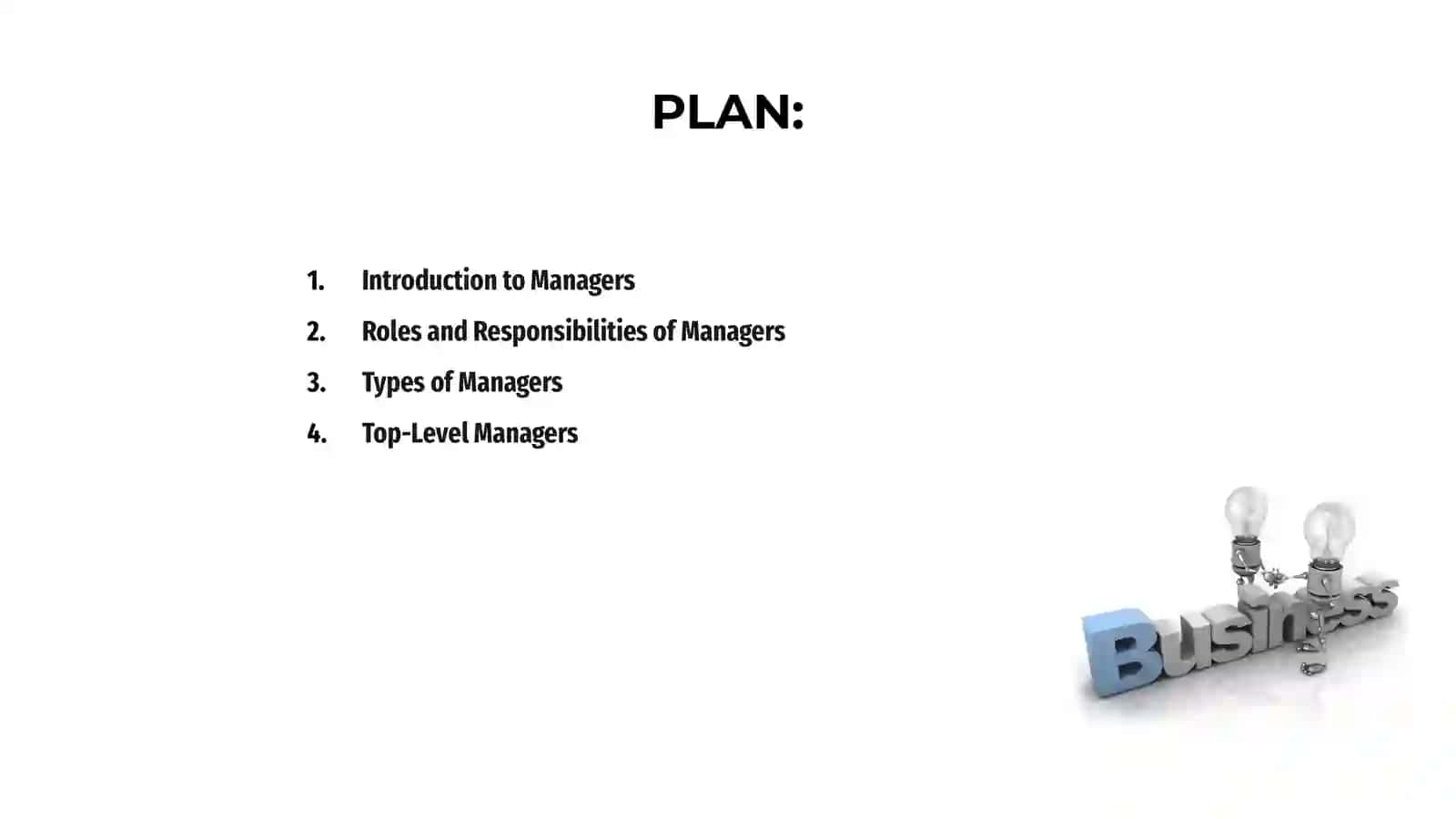 Introduction to Managers 2