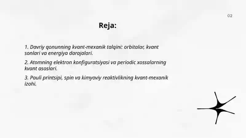 Davriy qonuning zamonaviy talqini 2