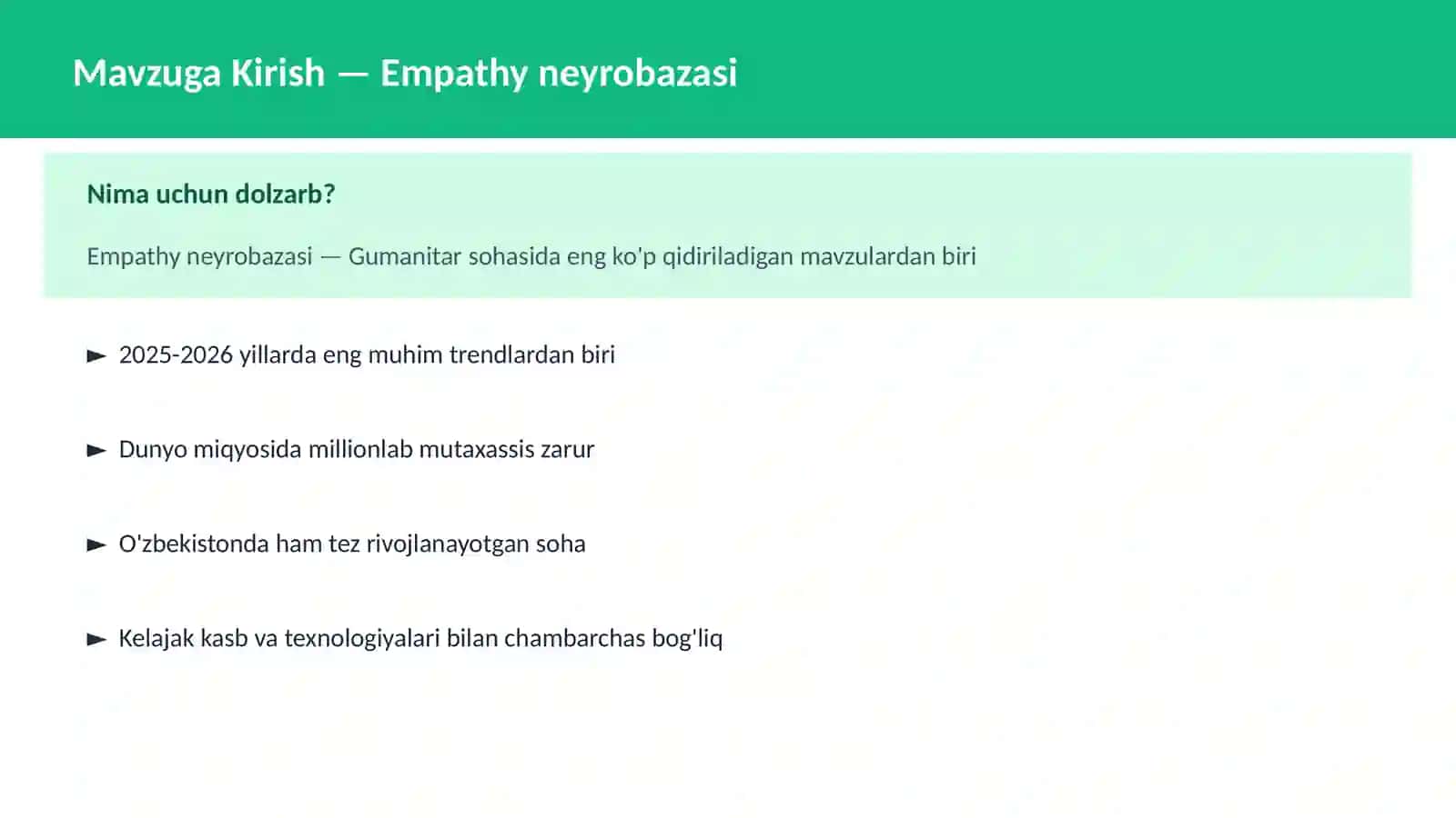 Empathy neyrobazasi 2