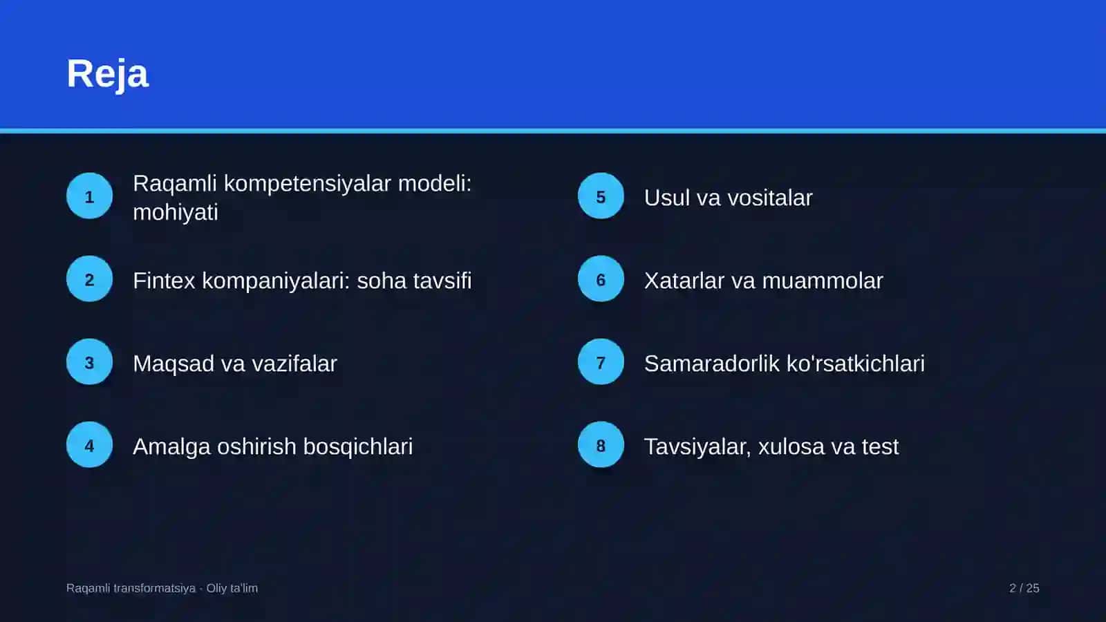 Fintex kompaniyalarida raqamli kompetensiyalar modelini ishlab chiqish 2