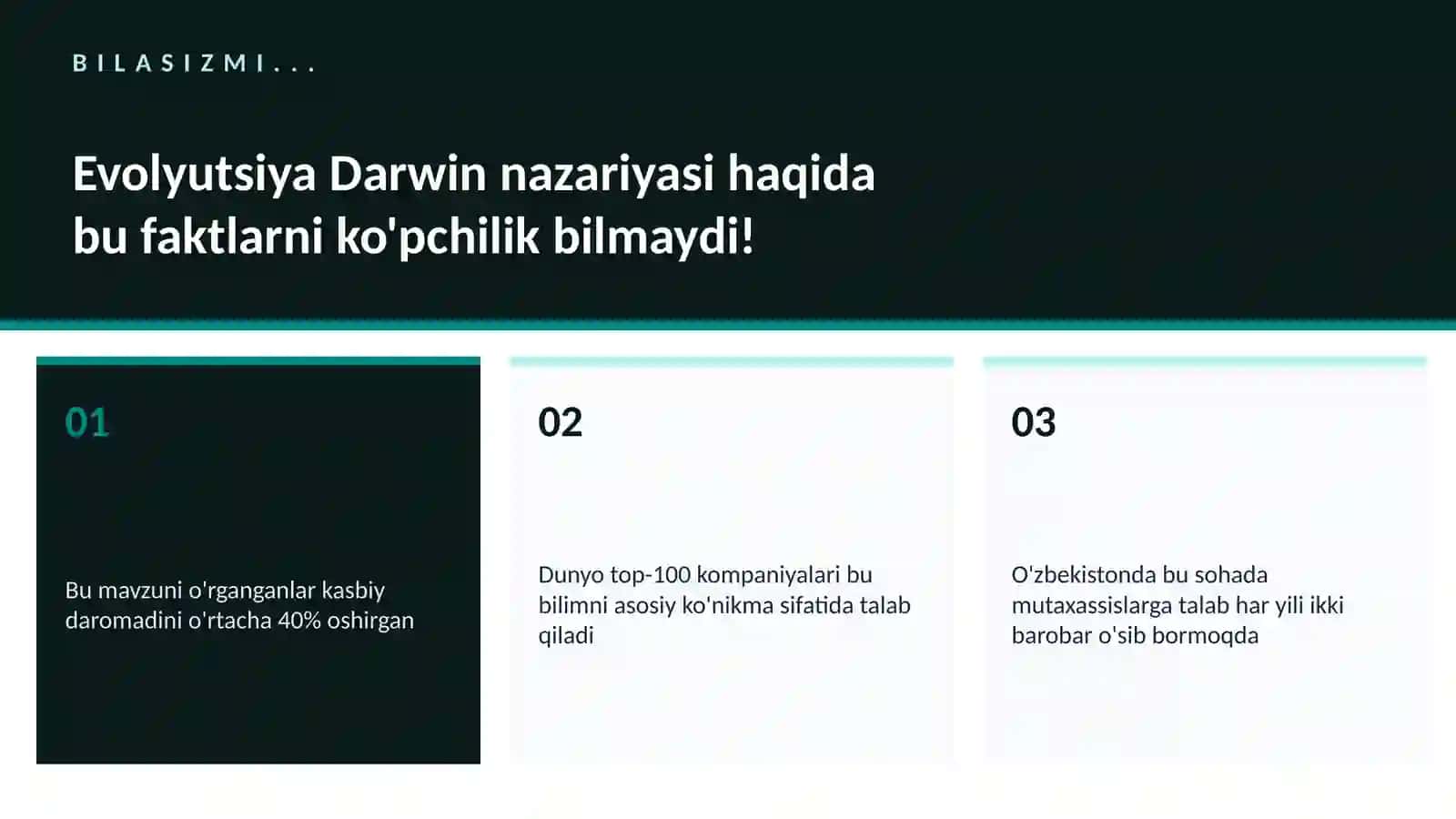 Evolyutsiya Darwin nazariyasi 2