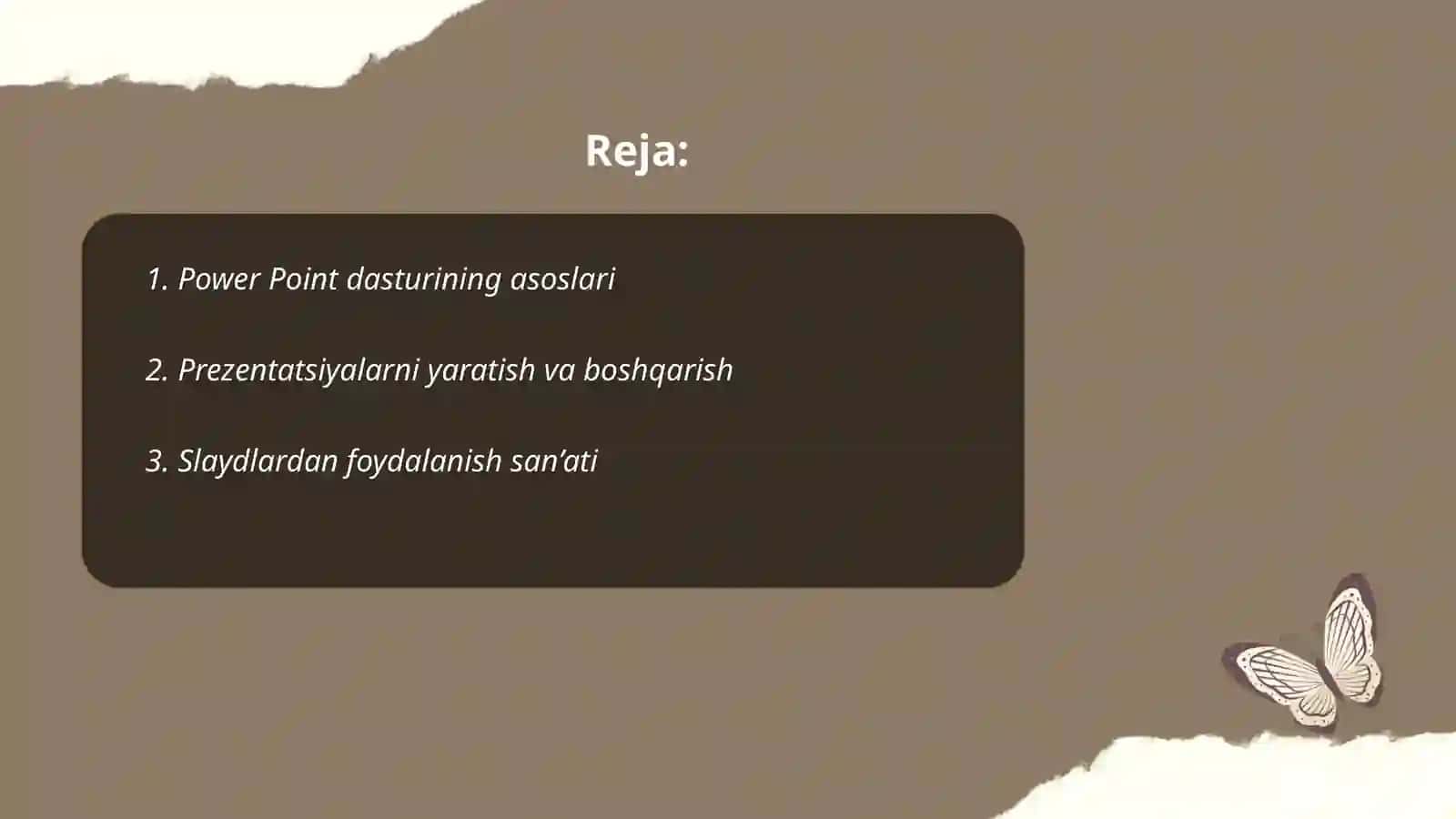 Power point haqida 2