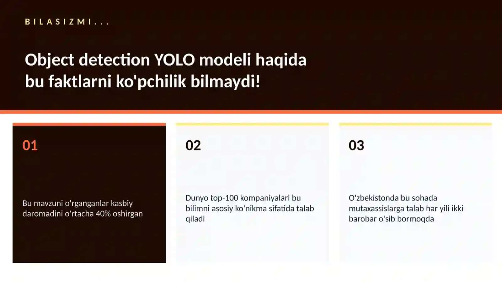 Object detection YOLO modeli 2