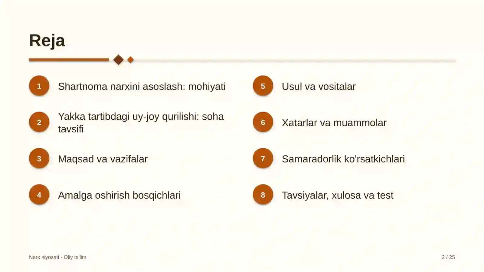 yakka tartibdagi uy joy qurilishida shartnoma narxini asoslash 2179 2