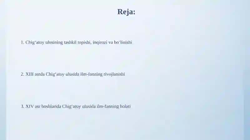Chigʻatoy ulusi 2