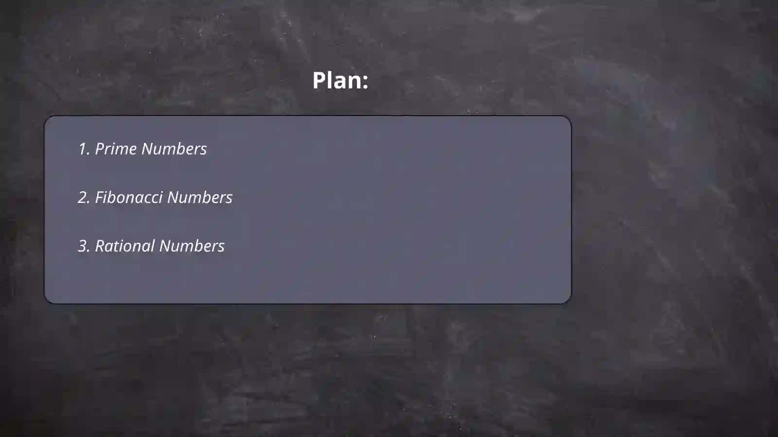 Numbers 2