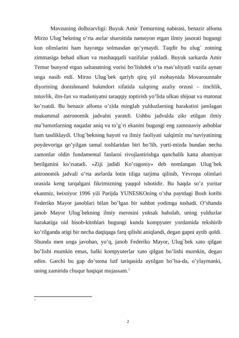 "To'rt Ulus Tarixi" Etnografik Ma'lumotlar 2