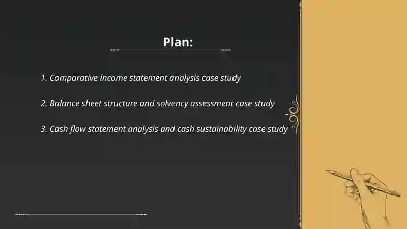 Comparative income statement analysis case study 2