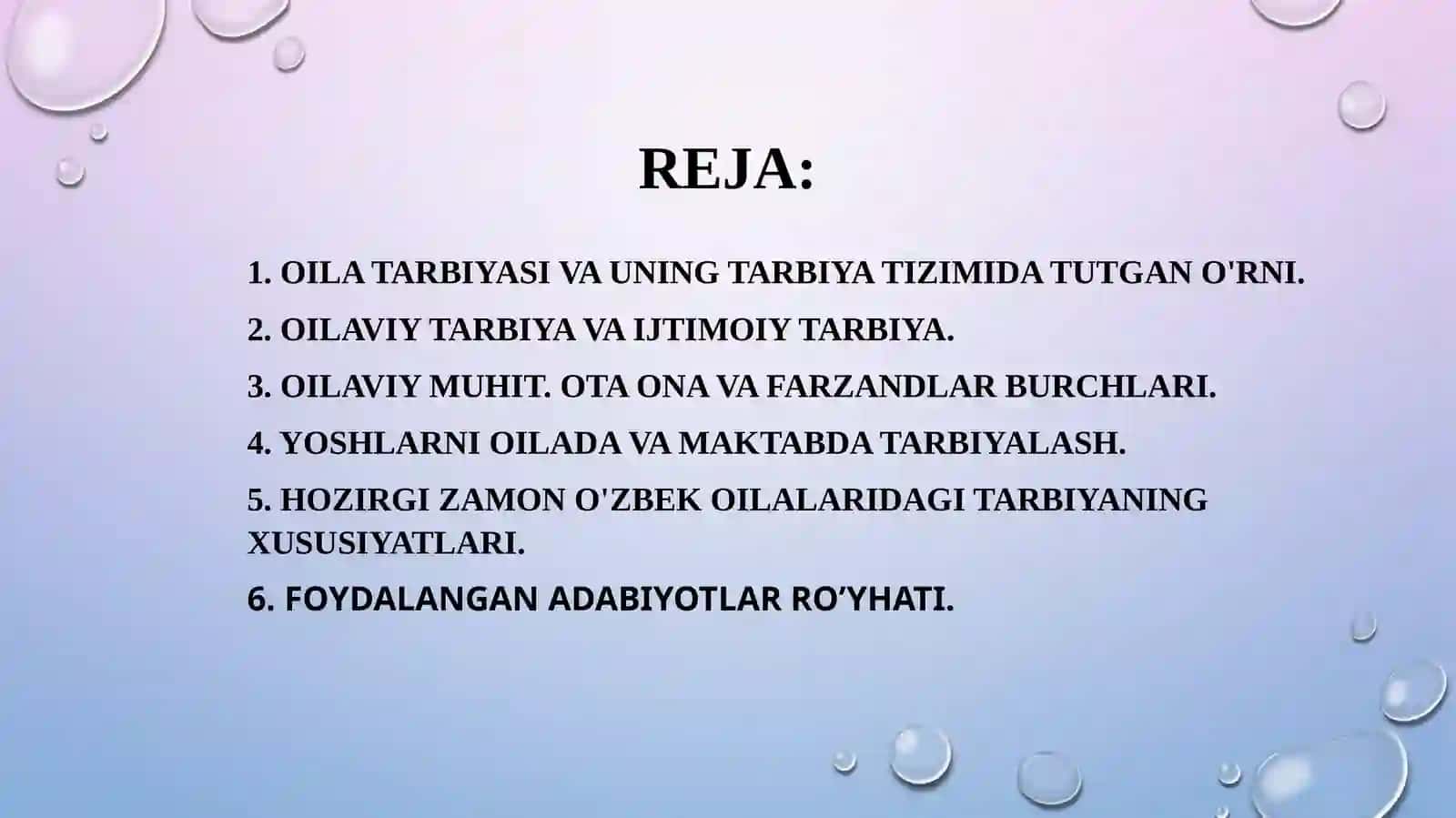 oilaviy tarbiya uslublari 2
