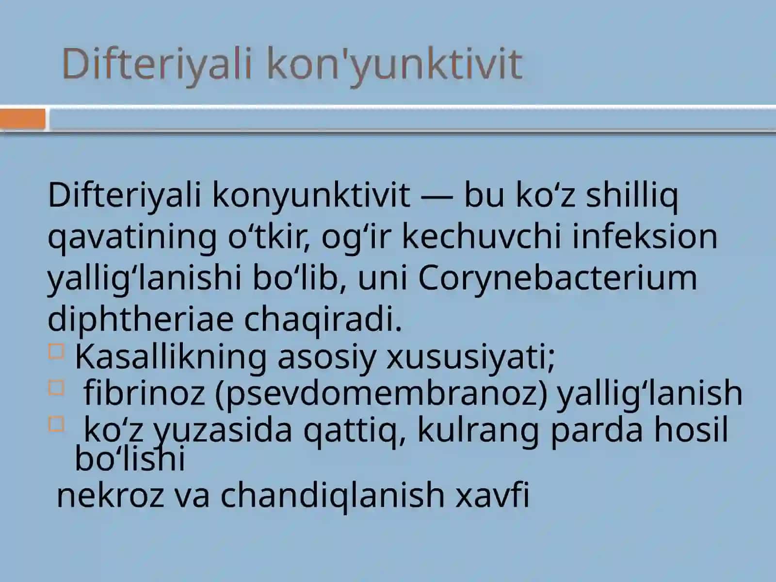 Difteriyali kon'yunktivit 2