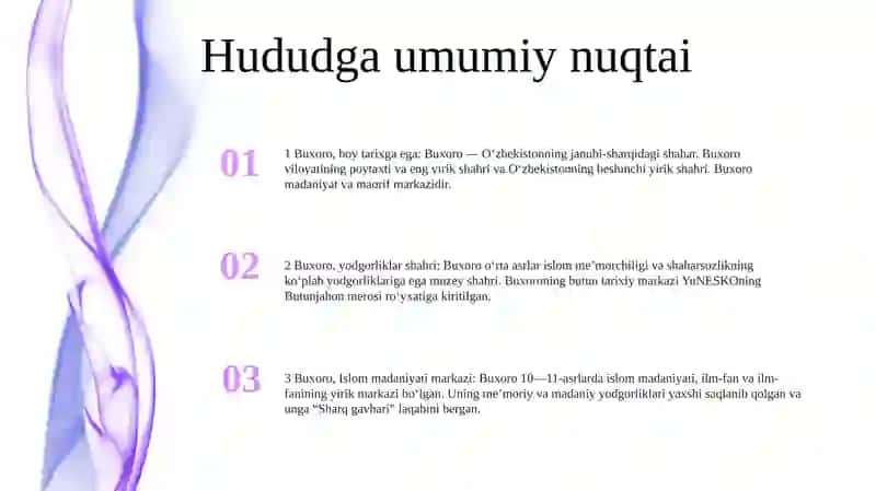 Buxoro Viloyati Tur Paket 2