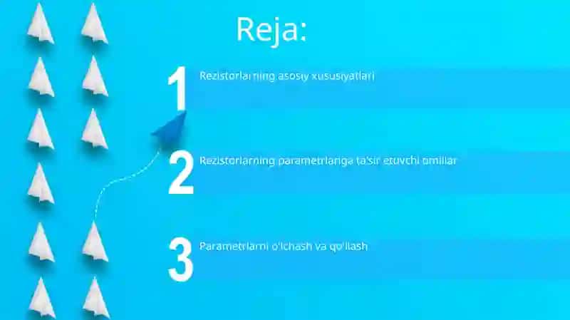 Rezistorlarning asosiy parametrlari 2