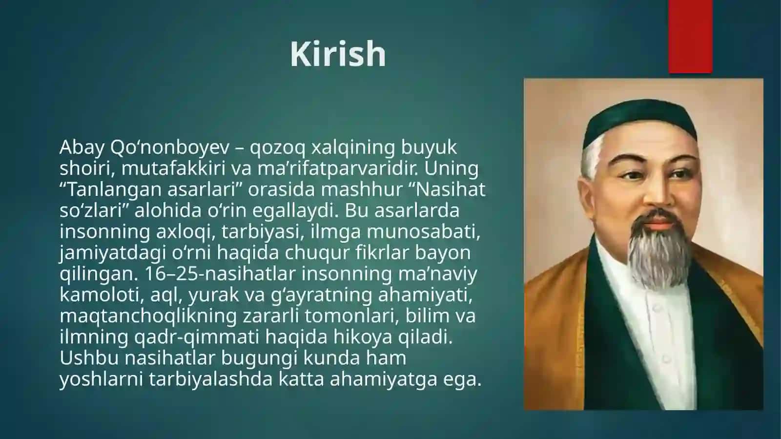 Abay Nasihatnoma asari 2