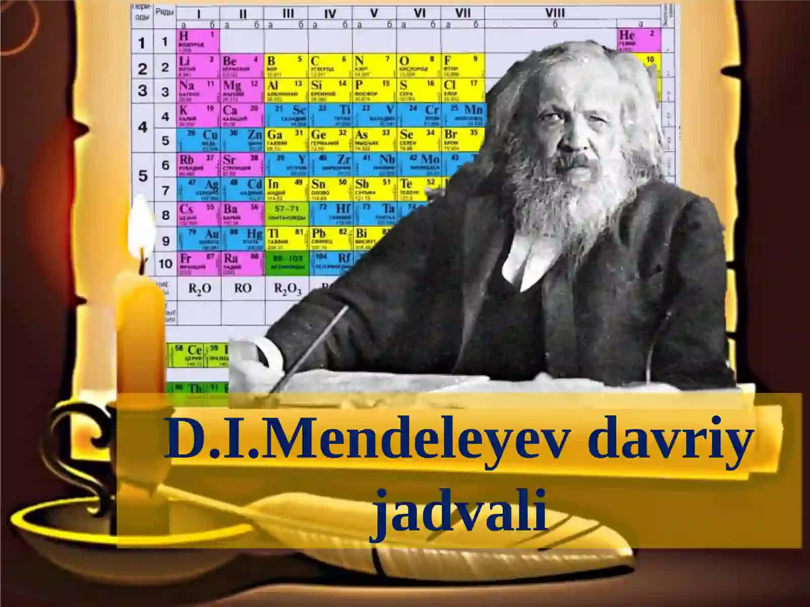 D.I.Mendeleyev davriy jadvali 2