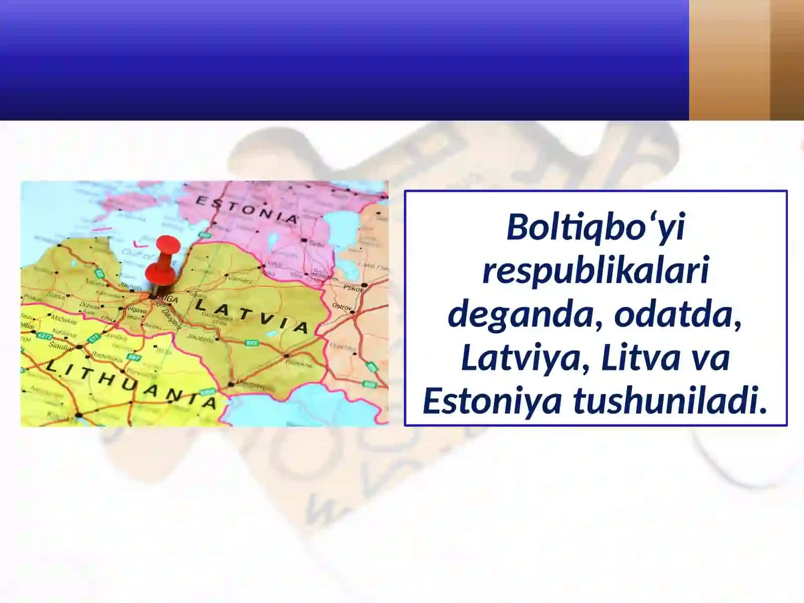 1991 – 2017-yillarda Boltiqbo‘yi davlatlari 2