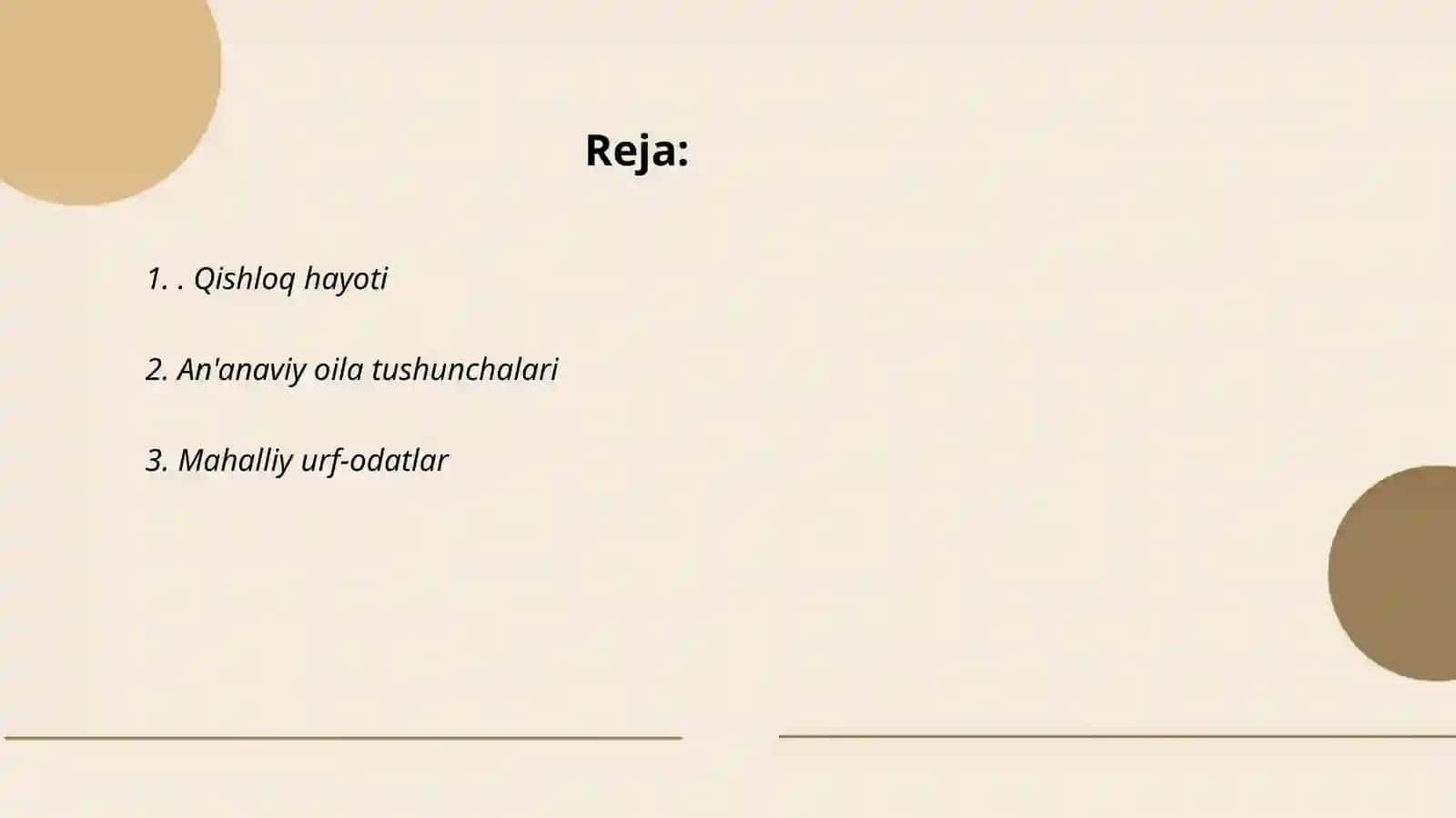 Qishloq hayoti 2
