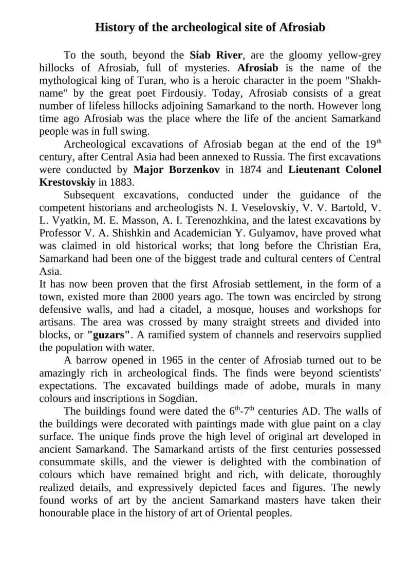 History of Samarkand 2
