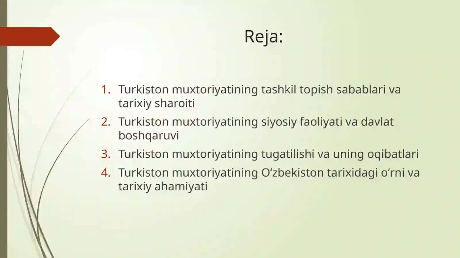TURKISTON MUXTORIYATI VA UNING TARIXIY AHAMIYATI 2