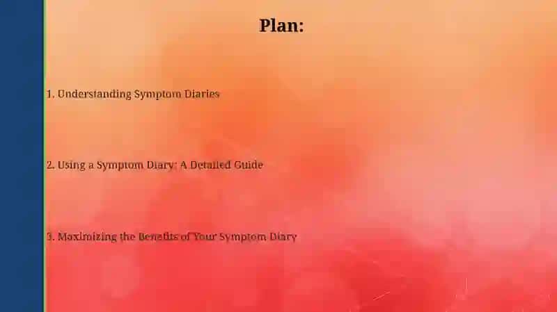 Symptom Diary in English 2