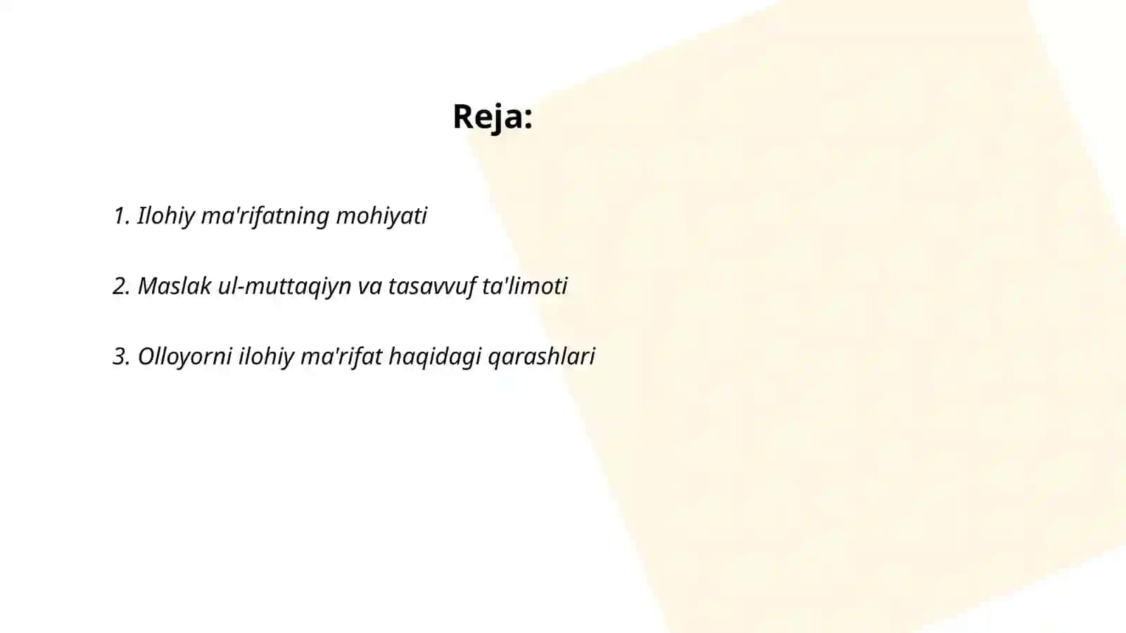 So'fi Olloyor "Maslak ul-muttaqiyn" 2
