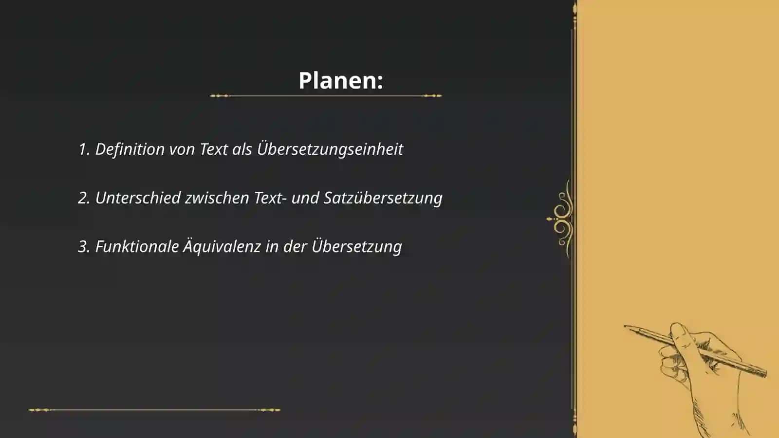 Text als Übersetzungseinheit und verschiedene Textsorten 2