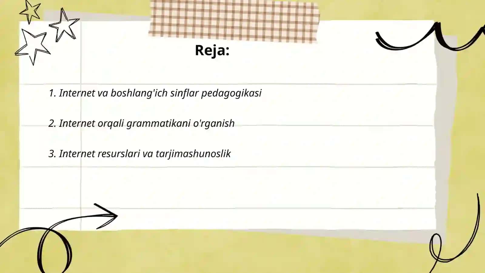Boshlang'ich sinflarda so'z turkumlarini o'rganish 2