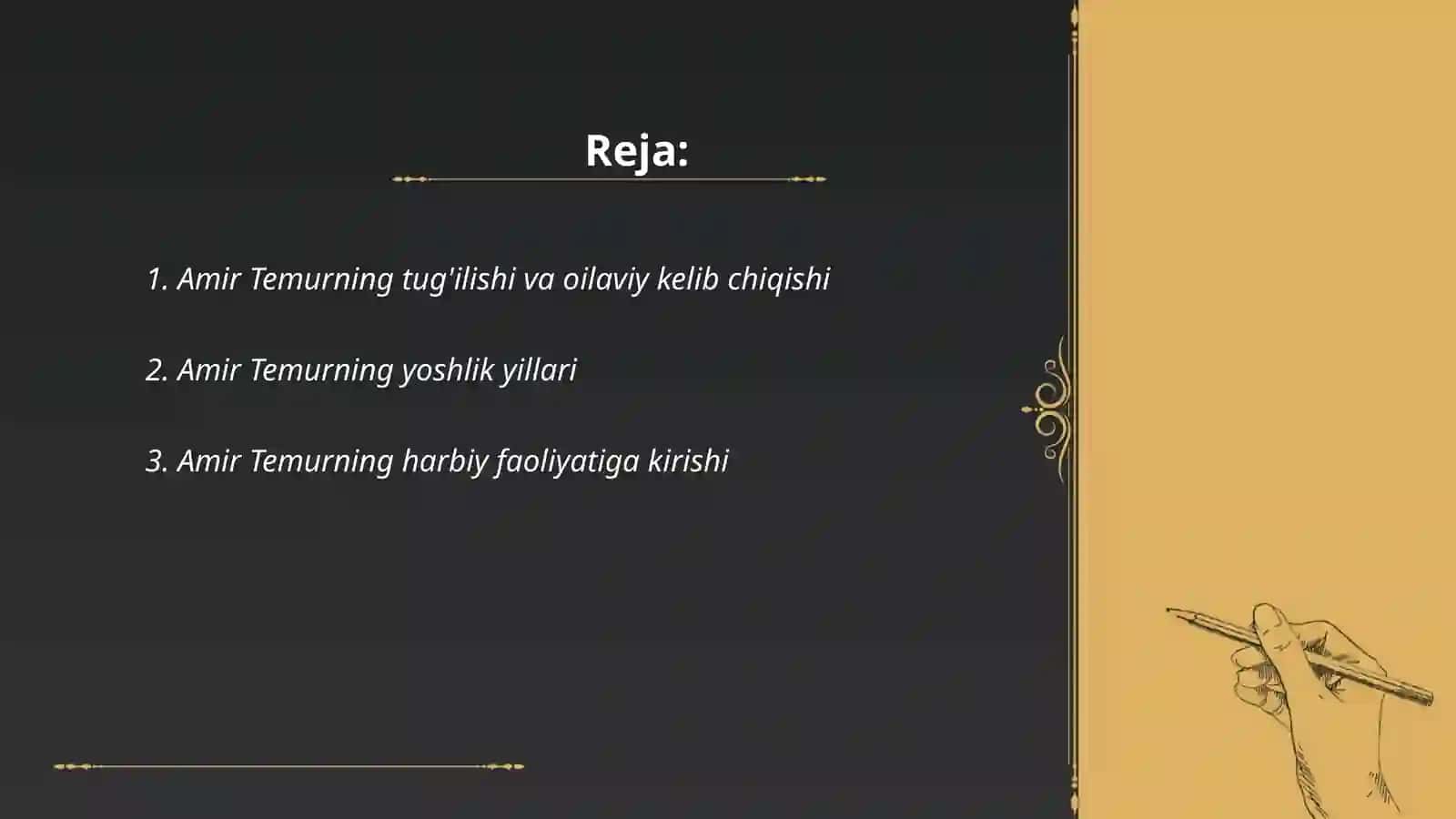 Amir Temur hayoti 2
