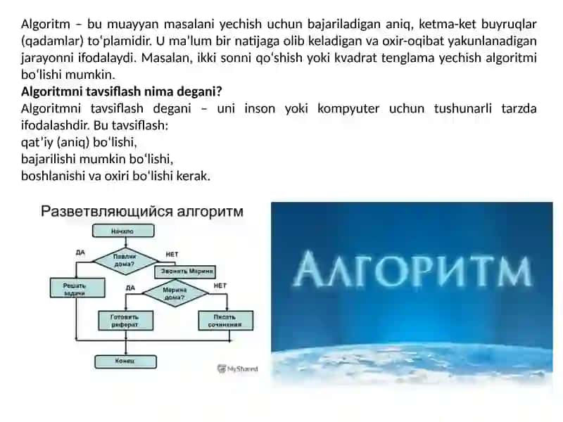 Algoritmlar 2