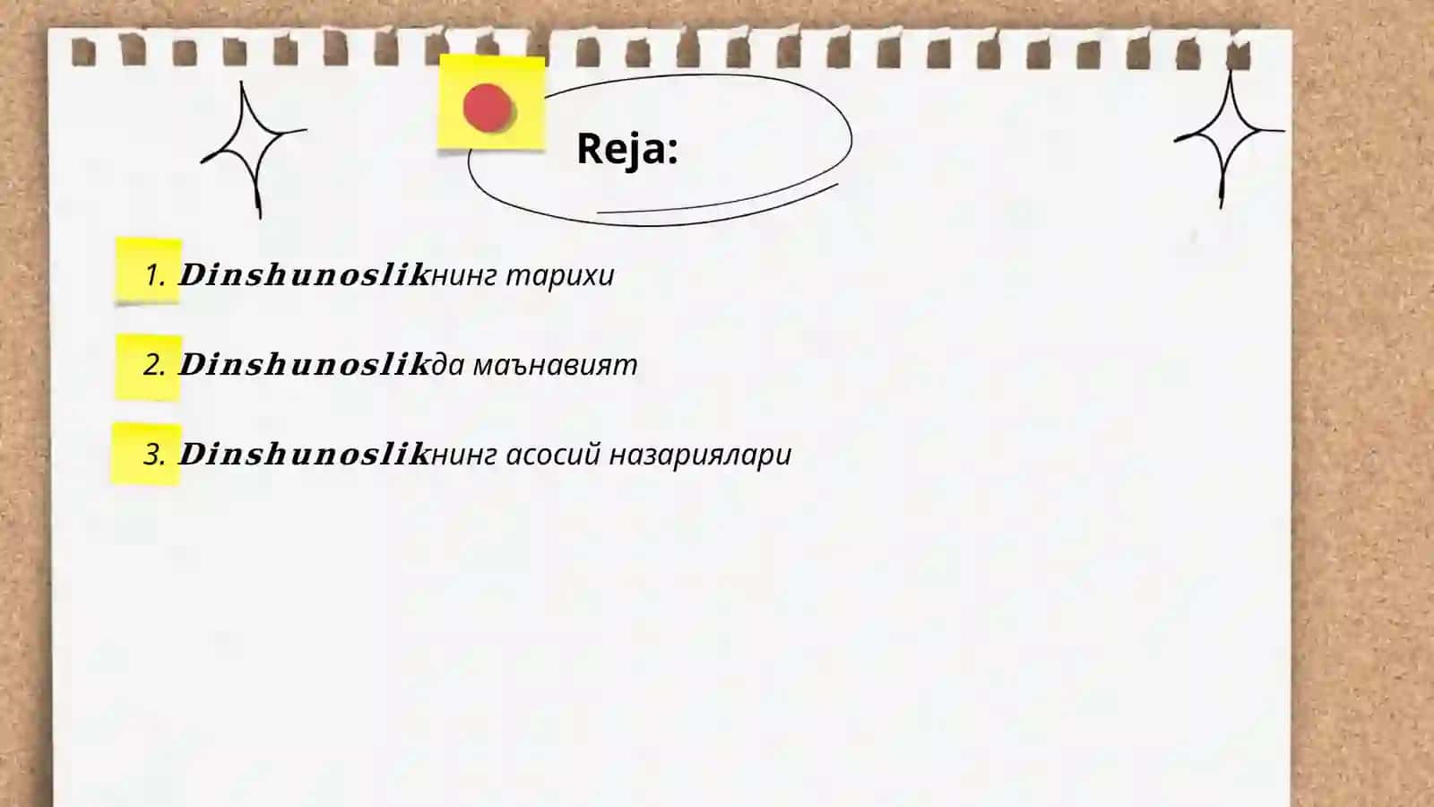 Dinshunoslikning tarixi 2