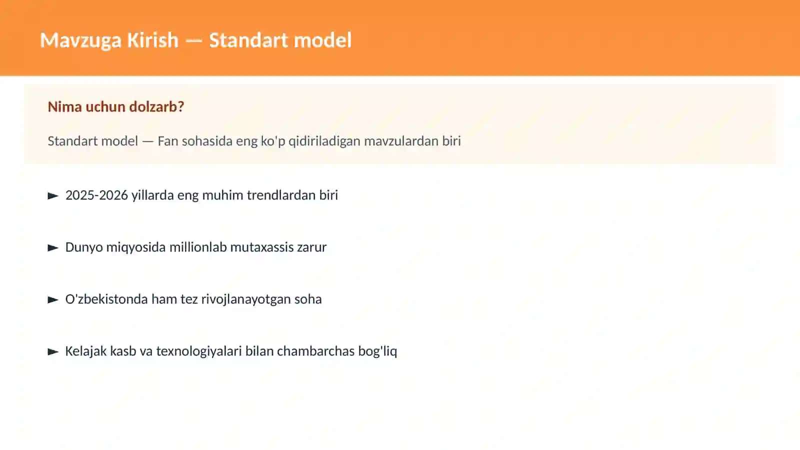 Standart model 2