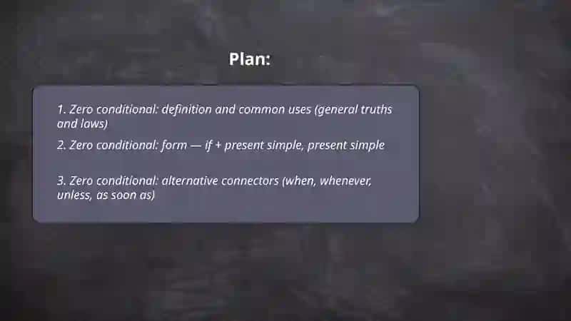 Zero Conditional 2