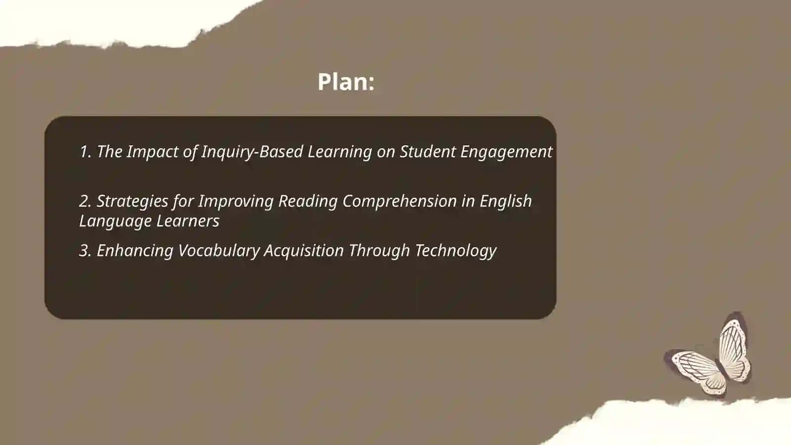 Conduct action research 2