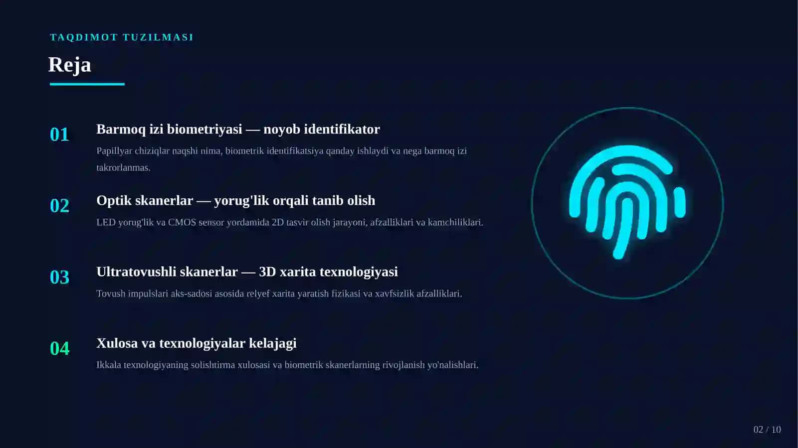 Barmoq izi biometriyasi 2