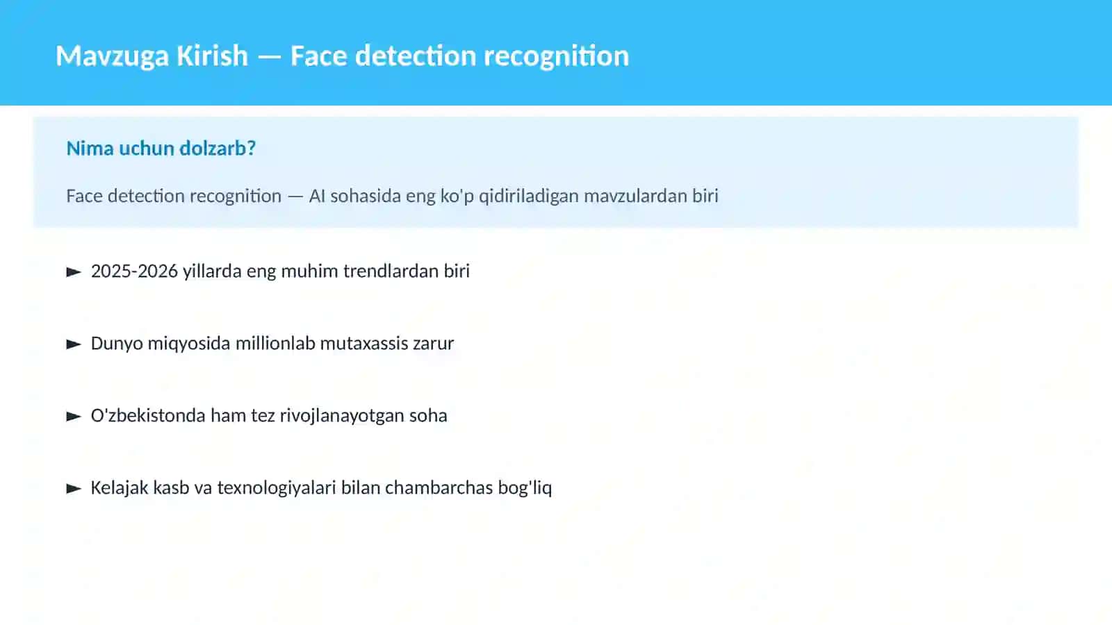 Face detection recognition 2